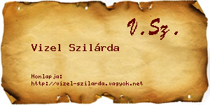 Vizel Szilárda névjegykártya